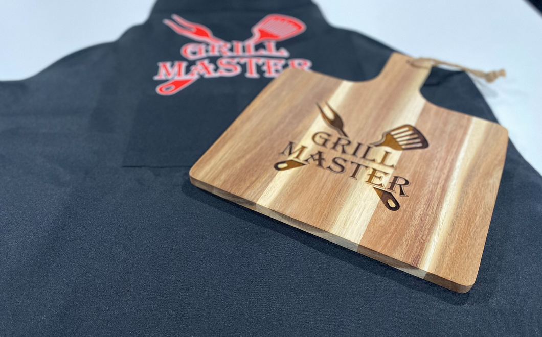 Grill Master Cutting Board/Apron